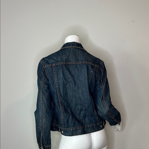J. Crew Dark Blue Denim Jacket - Picture 4 of 8